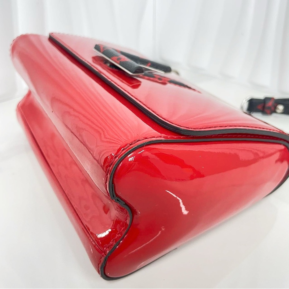Louis Vuitton Red Patent Leather Twist Bag - Picture 12 of 12